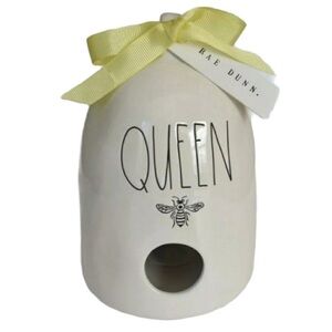 Rae Dunn QUEEN BEE BIRDHOUSE WHITE BRAND NEW